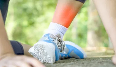 Senior Couple Walking Near The Queensway