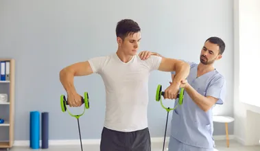 Active Family Walking Outdoors in Etobicoke