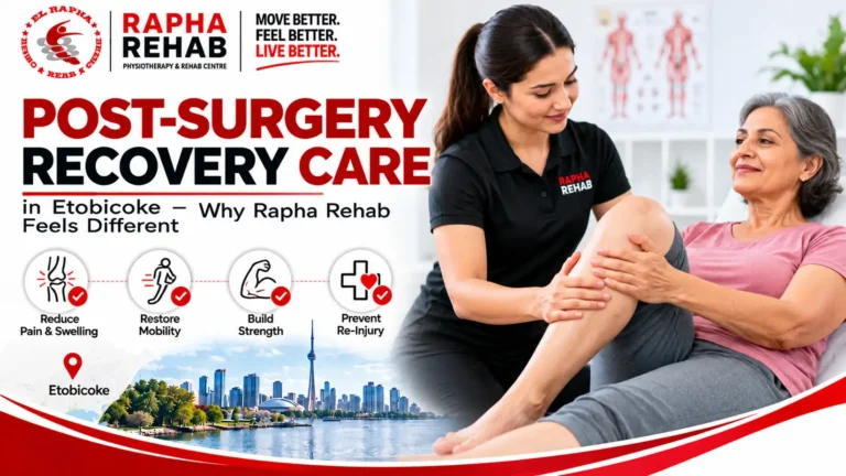 Post-surgery recovery care at Rapha Rehab for improved mobility and rehabilitation