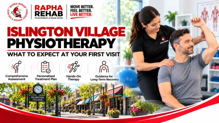 Islington Village physiotherapy clinic and first visit